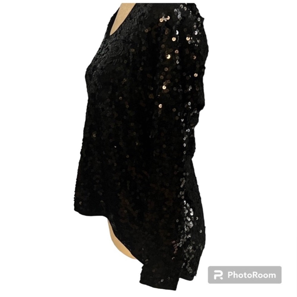 Boston Proper sequin top - Picture 2 of 5
